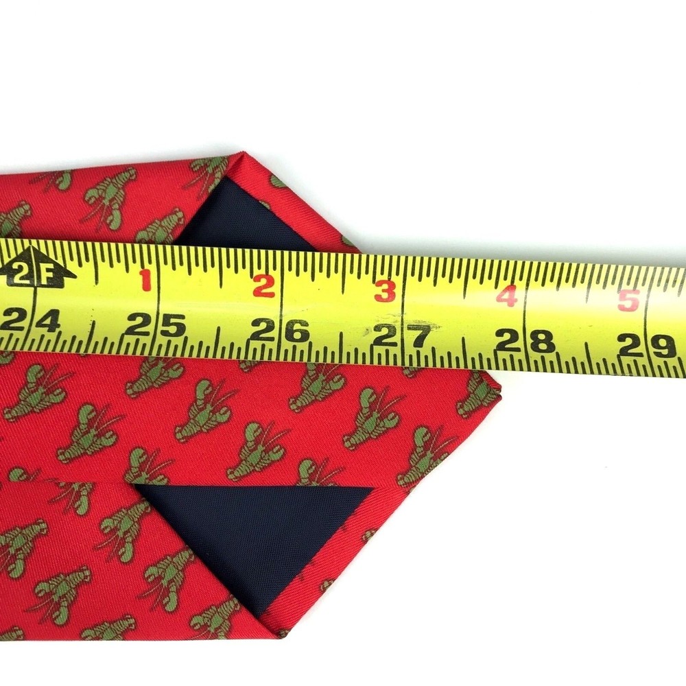 Utopia Men's Tie Handmade Red Green Lobster Sea Life Animal Necktie 56" NEW - Picture 8 of 8